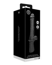 Automatinis falo imitatorius „Handheld Liquid Silicone Vibrating and Thrusting Dildo“ - Ouch!