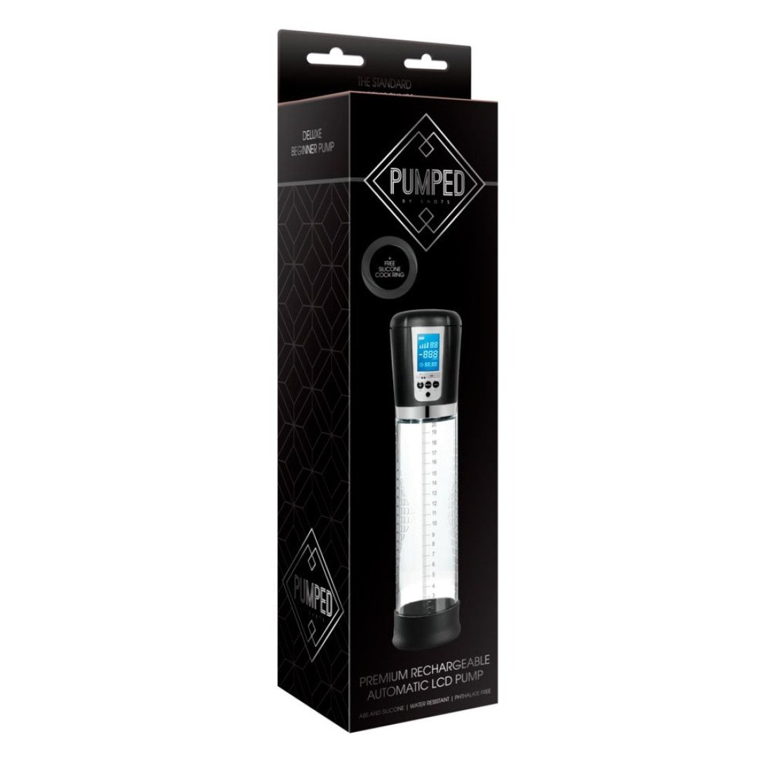 Automatinė penio pompa „Premium Rechargeable Automatic LCD Pump“ - Pumped