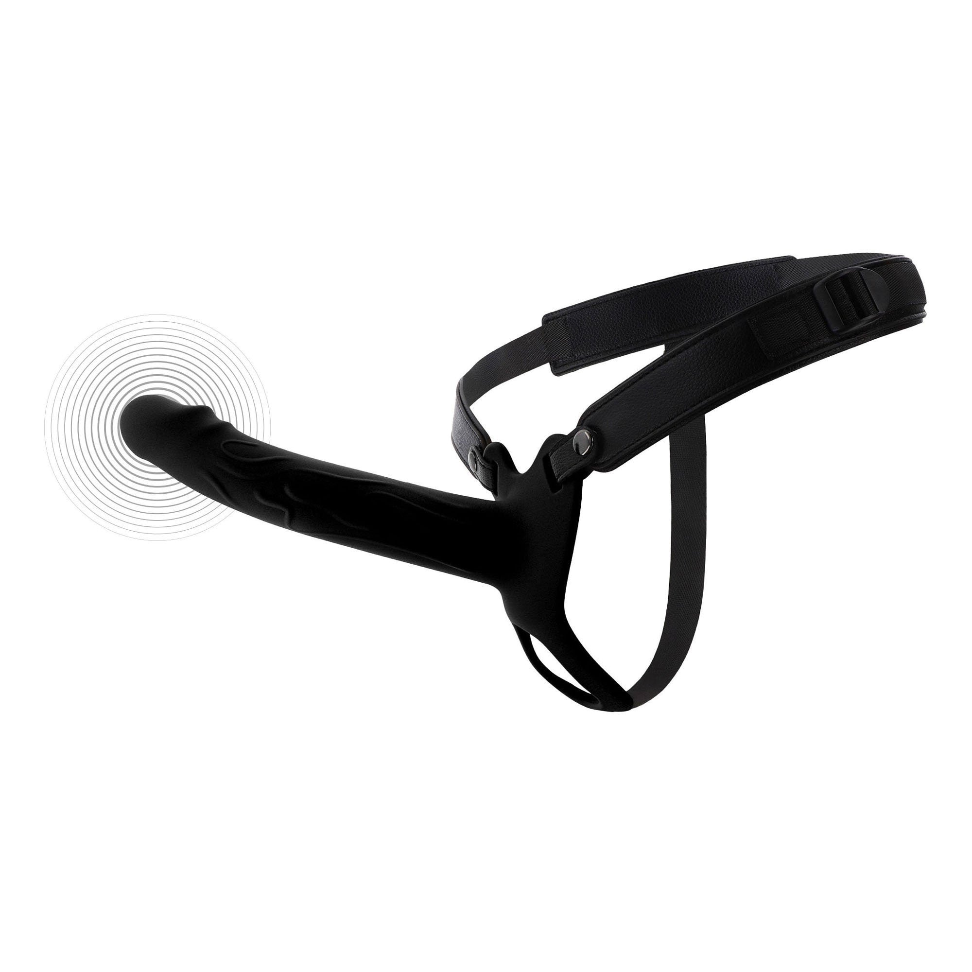 Vibruojantis strap-on dildo „Inferno 20 cm“ - Hidden Desire