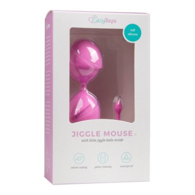 Vaginaliniai kamuoliukai „Jiggle Mouse Straight“ - EasyToys