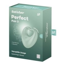 Vibruojantis antpirštis - penio žiedas „Perfect Pair 3“ - Satisfyer