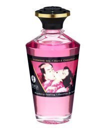 Afrodiziakinis šildantis aliejus „Raspberry Feeling“, 100 ml - Shunga