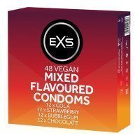 Prezervatyvų rinkinys „Mixed Flavoured“, 48 vnt. - EXS Condoms