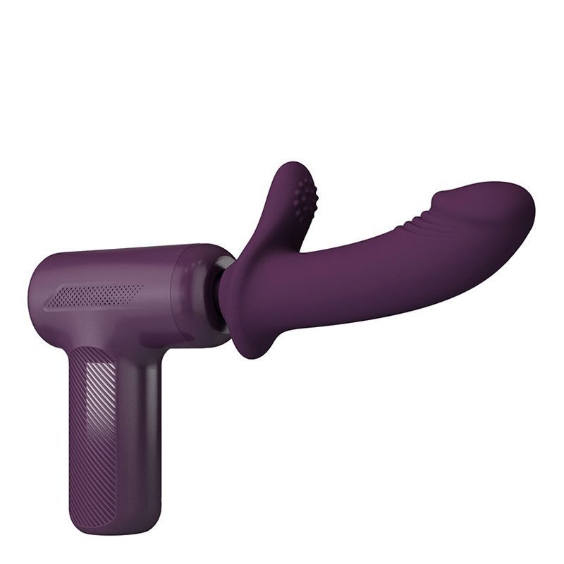 Automatinis vibratorius kiškutis „Super Powerful Thrusting Dj Scholar“ - Pretty Love