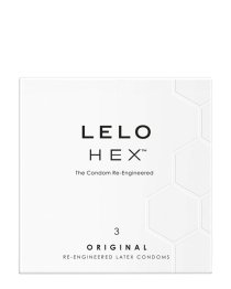 Prezervatyvai „HEX“, 3 vnt. - LELO