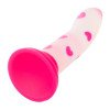 Silikoninis dildo „Glow Stick Heart“ - CalExotics