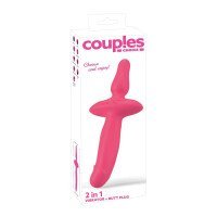 Vibratorius „2 in 1 Vibrator + Butt Plug“ - Couples Choice