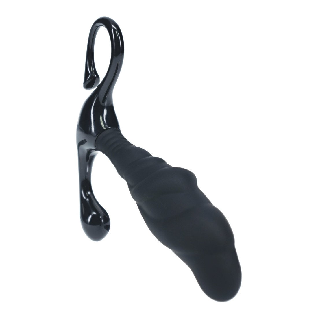 Prostatos masažuoklis „Rippled with Hard Loop Silicone Prostate Massager Large“ - Levelz