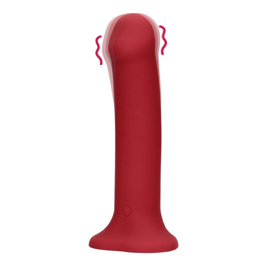 Vibruojantis silikoninis dildo „Non-Phallic Vibrating Dildo Large“ - Loveline