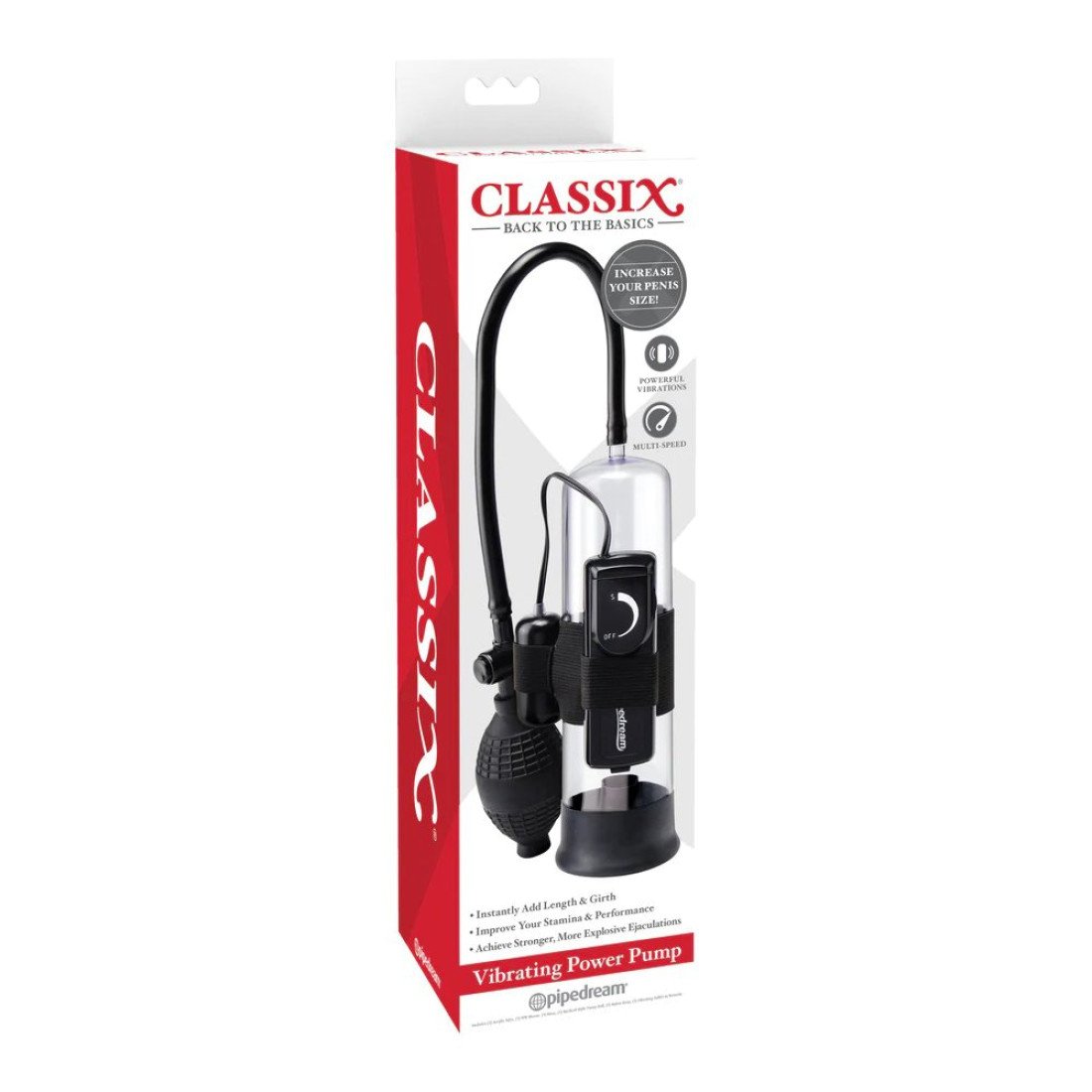 Vibruojanti penio pompa „Vibrating Power Pump“ - Classix