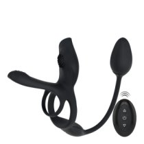 Vibruojantis penio žiedas - kaištis „RC Multi Function“ - Couples Choice