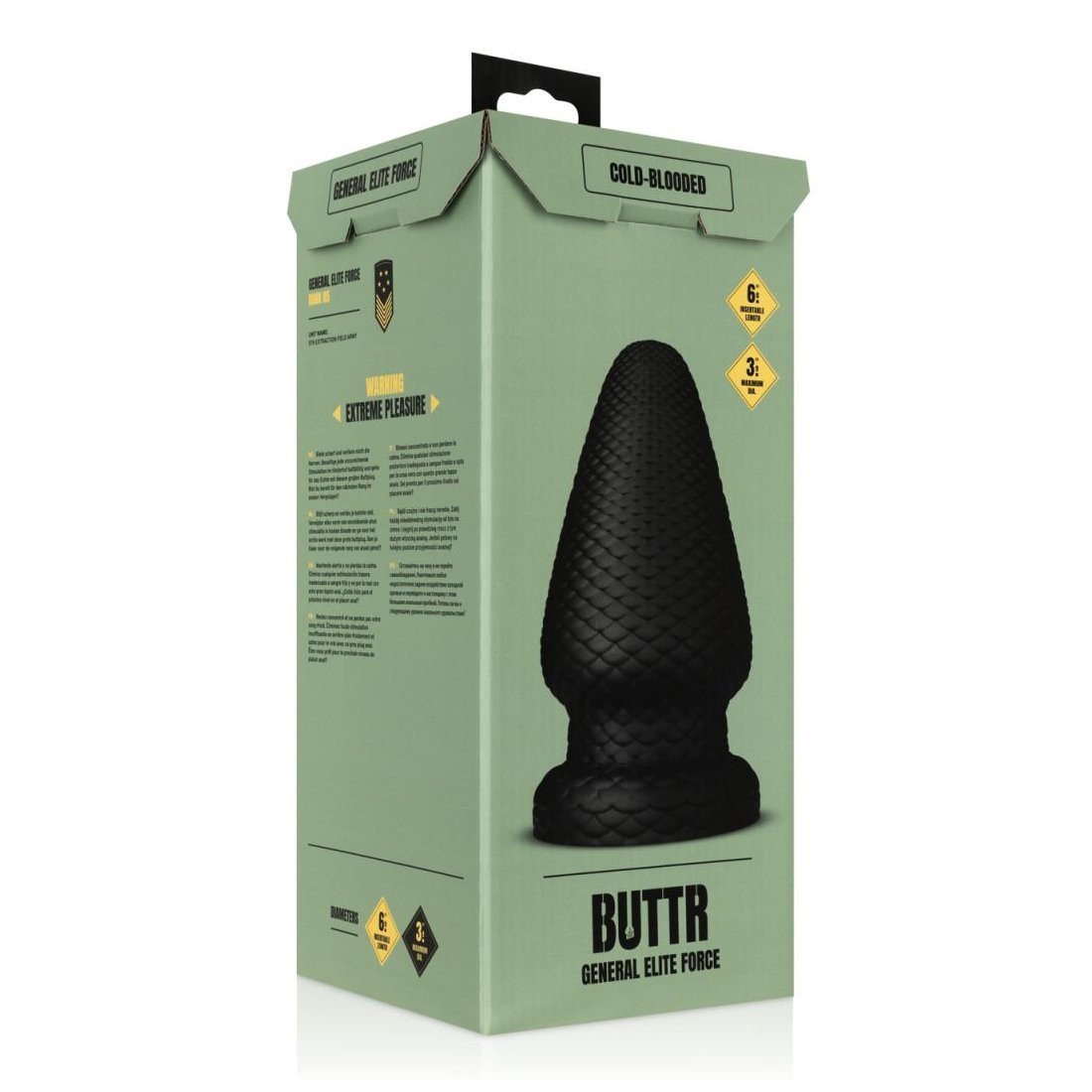 XXL analinis kaištis „Cold-Blooded“ - Buttr