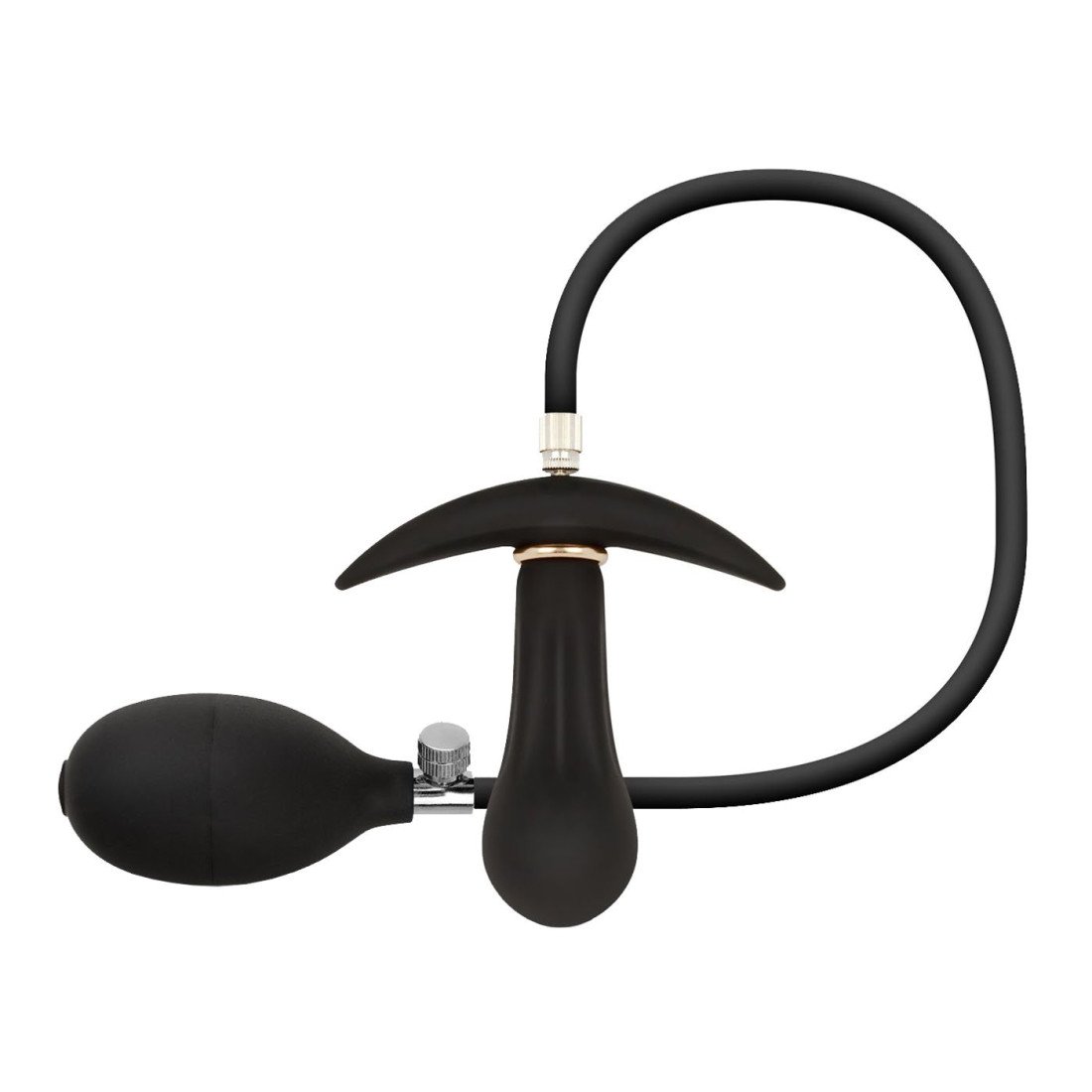 Pripučiamas analinis kaištis „Inflatable Anal Plug with Pump 8 cm“ - EasyToys