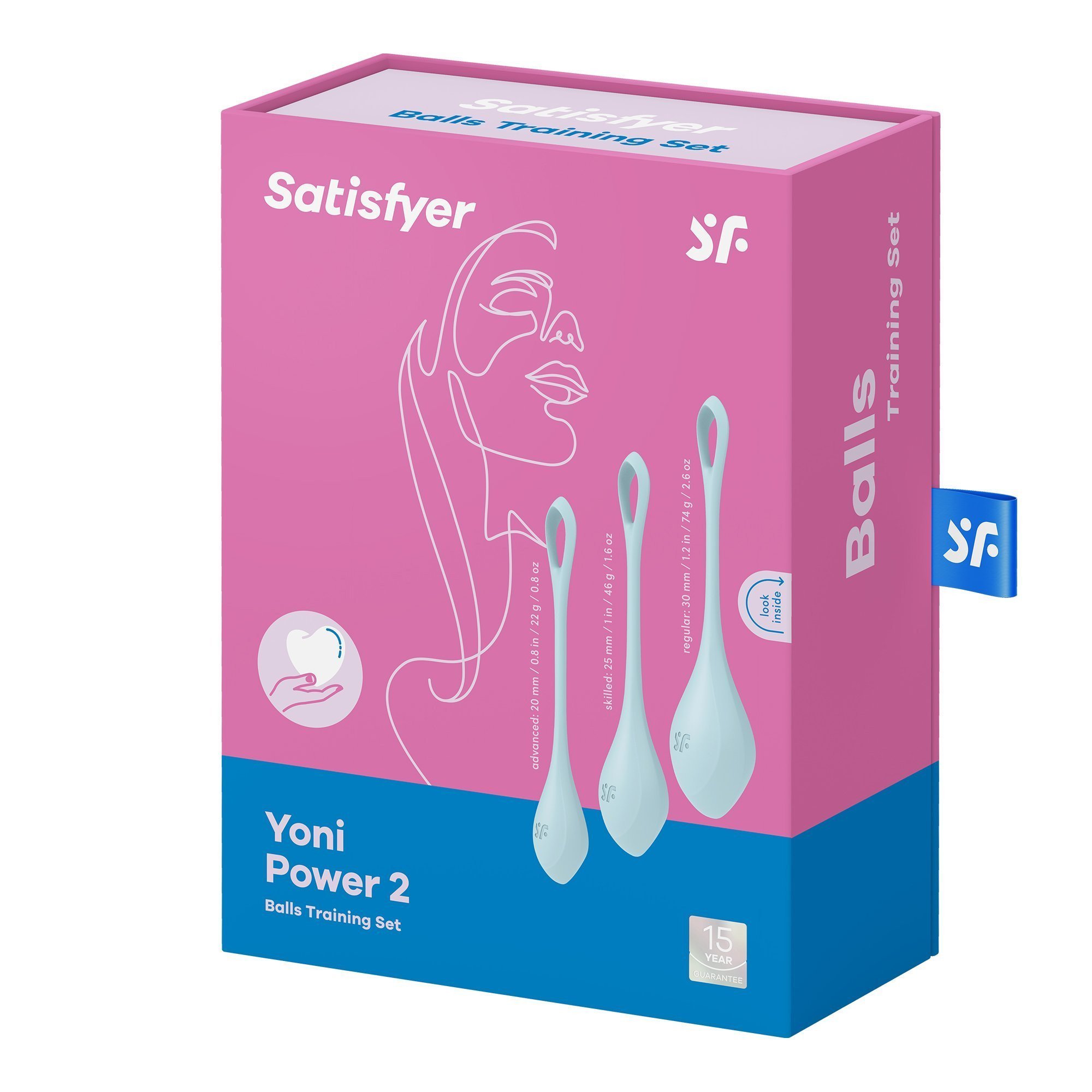 Vaginalinių kamuoliukų rinkinys „Yoni Power 2“ - Satisfyer