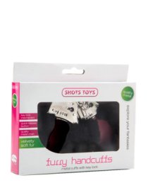 Antrankiai „Furry Handcuffs“ - Shots Toys