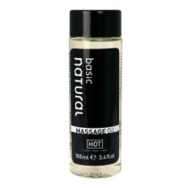 Bekvapis masažo aliejus „Natural“, 100 ml - Hot