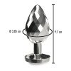 Didelis analinis kaištis „Disco Diamond Plug“ - ToyJoy