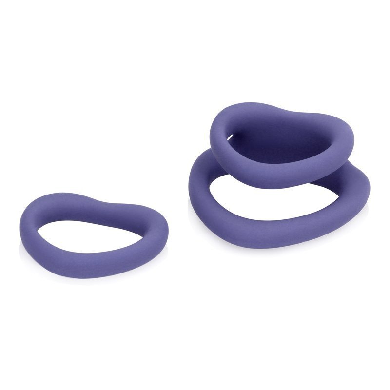 Penio žiedų rinkinys „Heart Cockring Set“ - Loveline