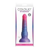 Dildo „Stacked 6 Inch - Pink Blue“ - NS Novelties