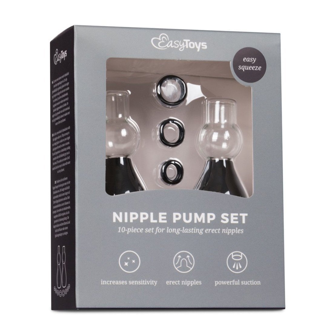 Spenelių siurbtukų rinkinys „Nipple Pump Set“ - EasyToys
