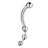 Metalinis dildo „Fun Wand“ - njoy