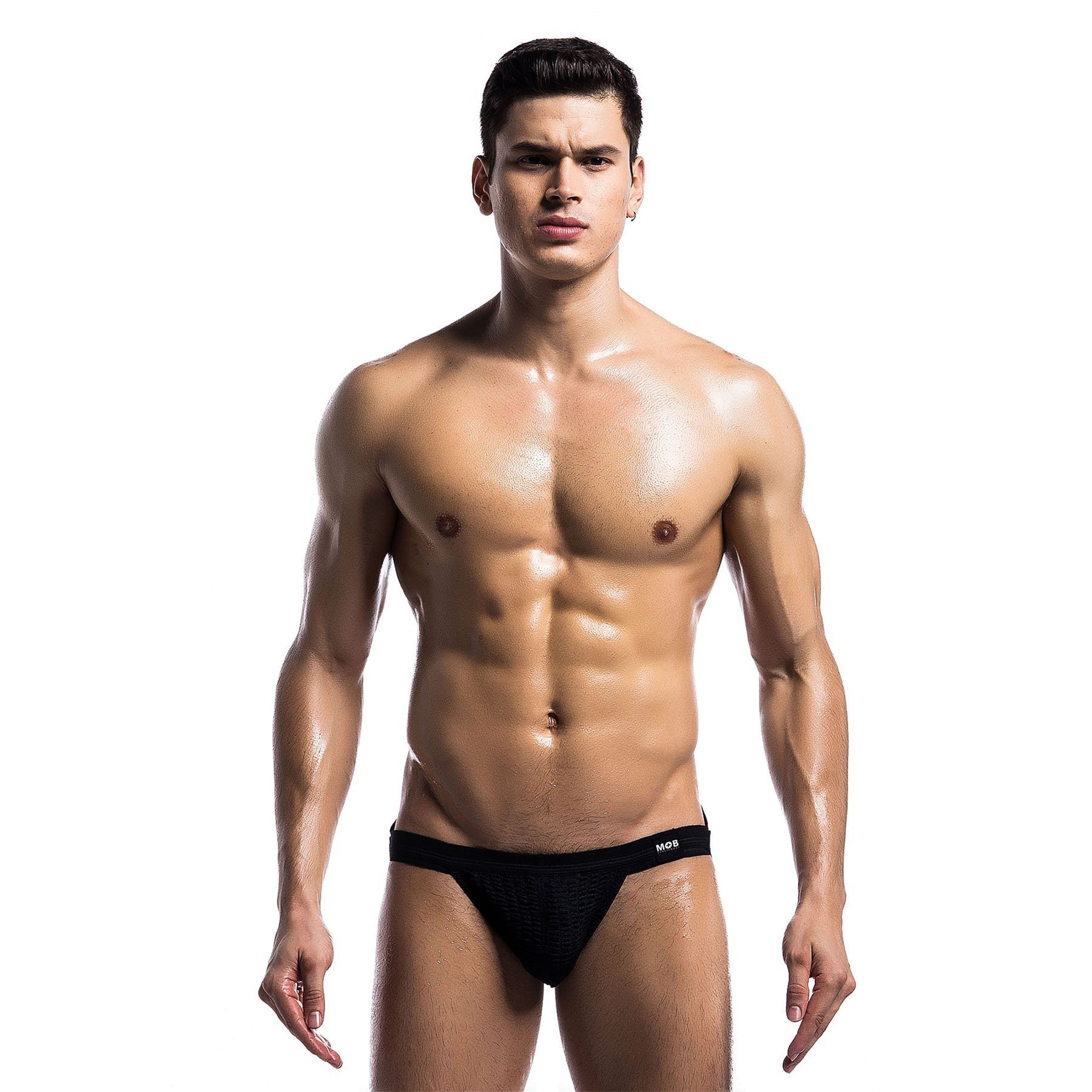 Vyriškos trumpikės „Fetish Swim Jockstrap“ - Male Basics