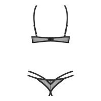 Atviras liemenėlės ir kelnaičių rinkinys „Euridia“ - Obsessive