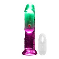 Vibruojantis dildo „LED Vibrating Cock 6“ - RealRock
