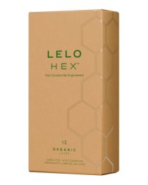 Prezervatyvai „HEX Organic Latex“, 12 vnt - LELO