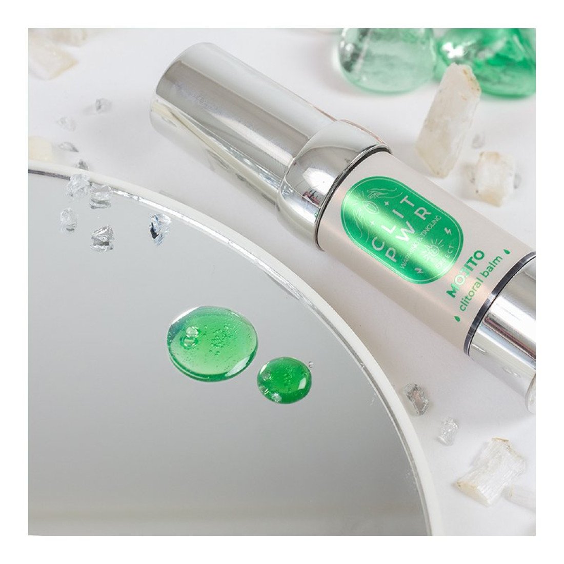 Stimuliuojantis balzamas klitoriui „Clit PWR - Mojito“, 15 ml - Secret Play