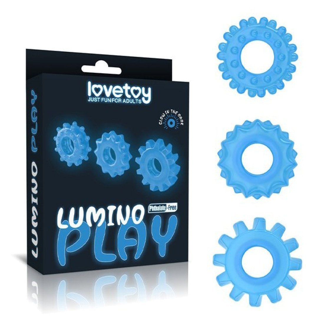 Penio žiedų rinkinys „Lumino Play Set“ - Love Toy