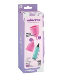 Menstruacinių taurelių ir valiklio rinkinys „Minerva“ - Crushious