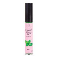 Lūpų blizgesys oraliniam seksui „Vibrant Kiss Mint“, 7 g - Secret Play
