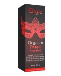 Stimuliuojantis gelis klitoriui „Orgasm Drops Kissable“, 30 ml - Orgie