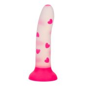 Silikoninis dildo „Glow Stick Heart“