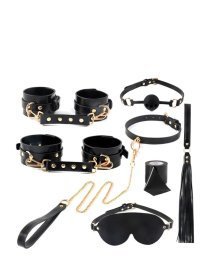 Suvaržymo rinkinys „Bondage Kit with 8 Pcs with Storage Bag“ - Latetobed