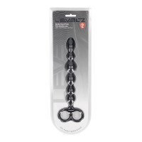 Analiniai karoliukai „Beaded Anal Probe with Double Loop“ - Levelz
