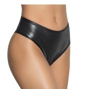 Kelnaitės „Wet Look Black“