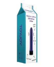 Vibratorius „Retro Ultra Slimline Vibe“ - ToyJoy