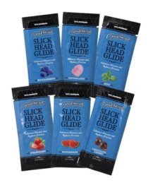 Lubrikantų rinkinys „Slick Head Glide“, 6 vnt. - Doc Johnson