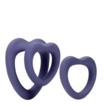 Penio žiedų rinkinys „Heart Cockring Set“ - Loveline
