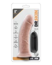 Vibruojantis dildo „Dr. Skin Dr. Joe“ - Blush