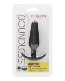 Vibruojantis analinis kaištis „Boundless Vibrating Slim Plug“ - CalExotics