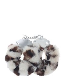 Antrankiai „Heavy-duty Fluffy Handcuffs Snow Leopard“ - Ouch!