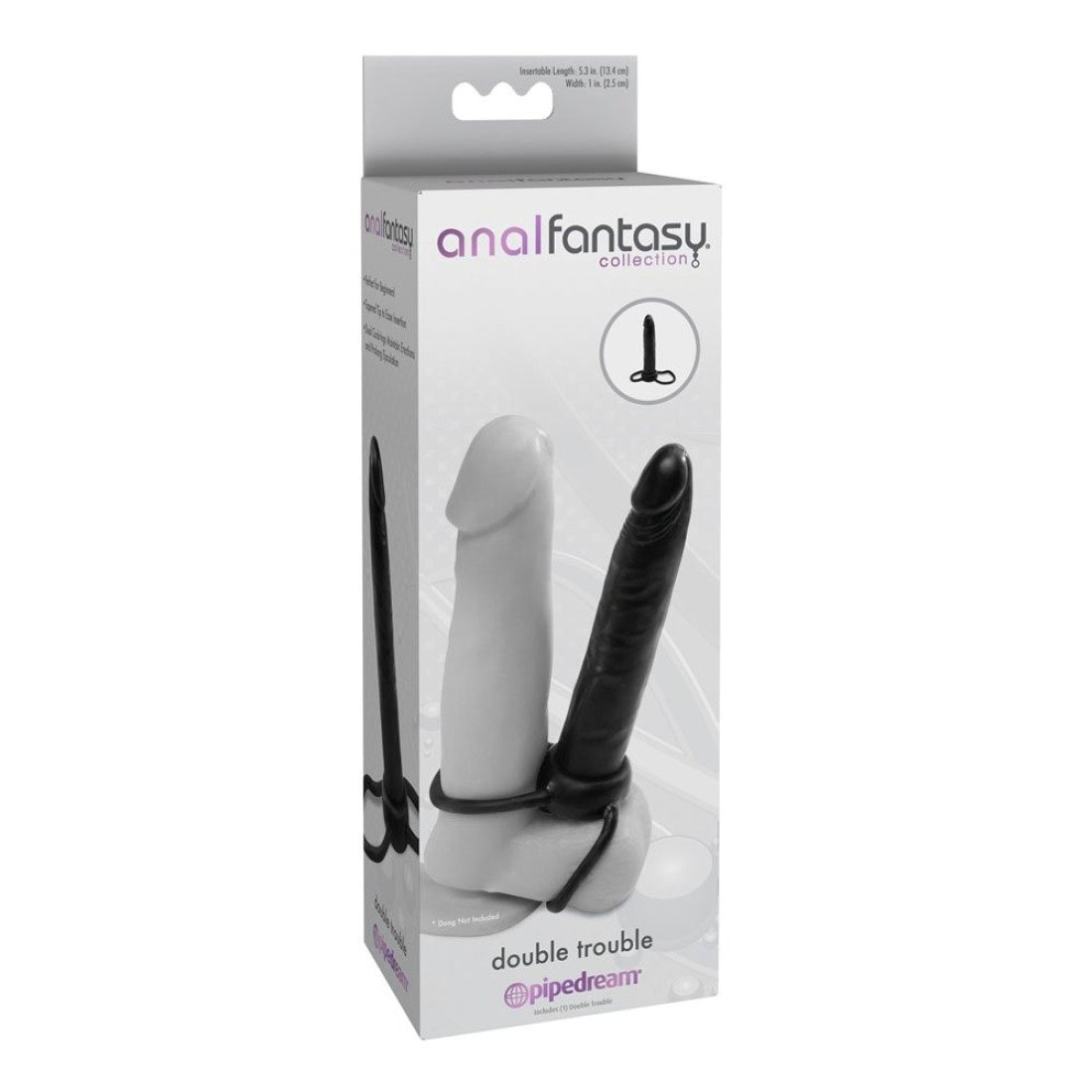 Strap-on dildo „Double Trouble“ - Anal Fantasy