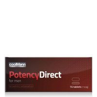 Maisto papildas vyrams „Potency Direct“, 16 tablečių - Cobeco Pharma