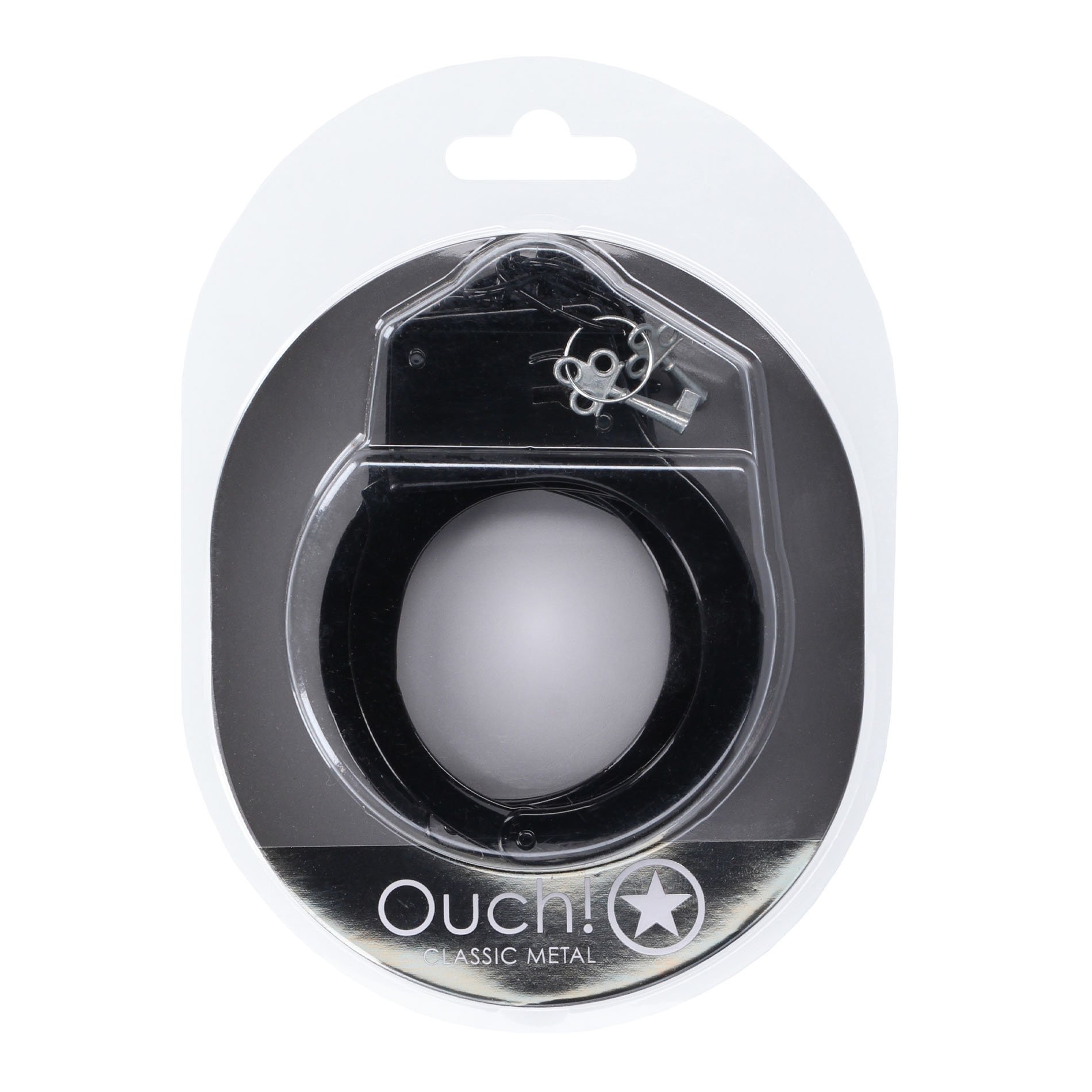 Metaliniai antrankiai „Classic Metal Handcuffs“ - Ouch!