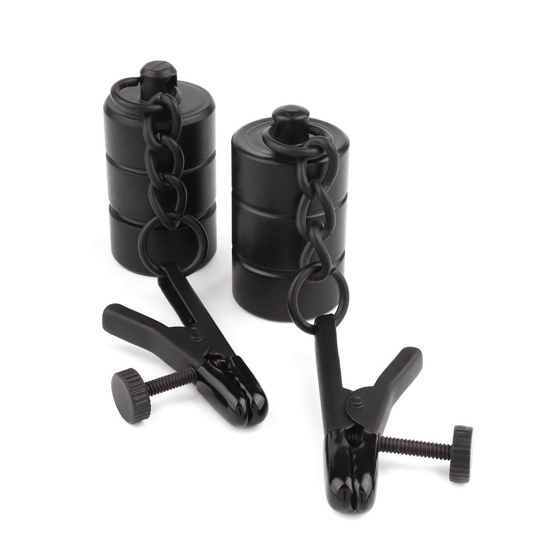 Spenelių spaustukai „Tingling Nipple Clamp Weight“ - Mr. Steel