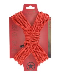 Suvaržymo virvė „Bondage Rope Red“, 10 m - Ouch!