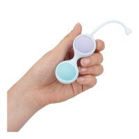 Vibruojantys vaginaliniai kamuoliukai „Vibrating & 5 Weight Interchangeable Kegel Kit“ - Loveline